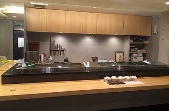 寿司屋新装工事